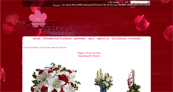 Desktop Screenshot of cinderellaflowershop.com